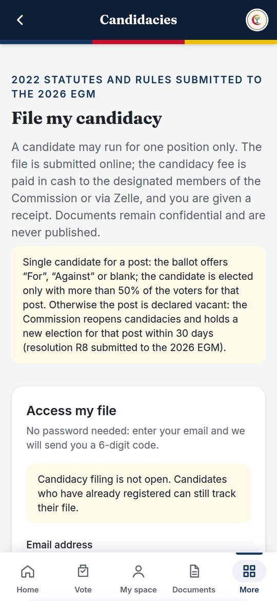 Online elections